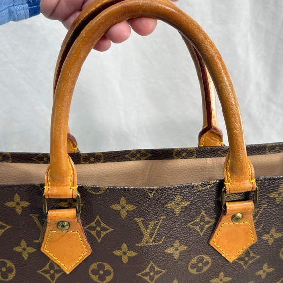 Vintage Louis Vuitton Sac Plat Tote Monogram Canvas Large Shopper Bag - Picture 10 of 17